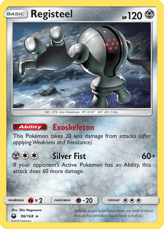 Registeel Celestial Storm Pokemon Card