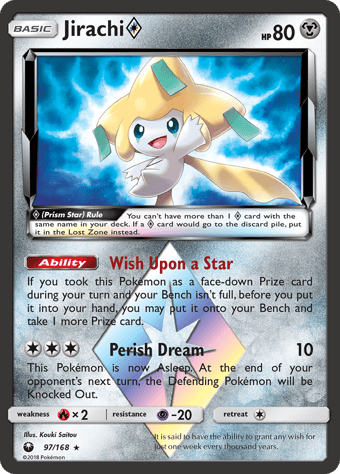 Jirachi ◇ Celestial Storm Pokemon Card