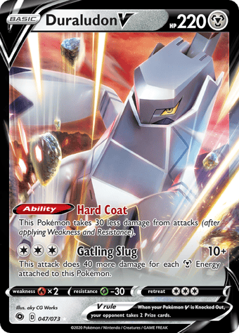 Duraludon V Champion's Path Pokemon Card