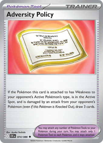 Adversity Policy Chaos Rising Pokemon Card