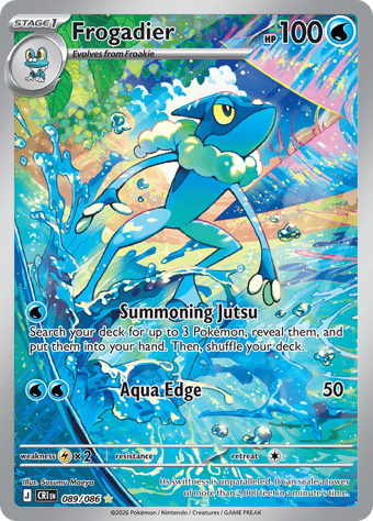 Frogadier Chaos Rising Pokemon Card