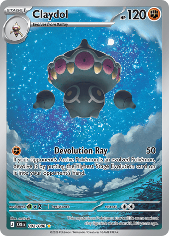 Claydol Chaos Rising Pokemon Card