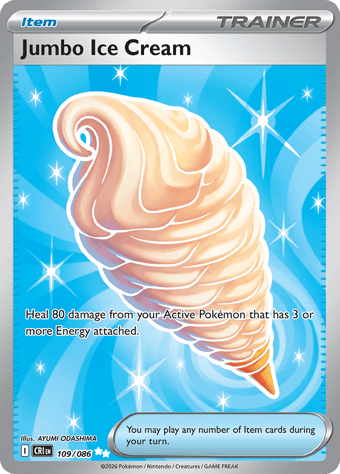 Jumbo Ice Cream Chaos Rising Pokemon Card