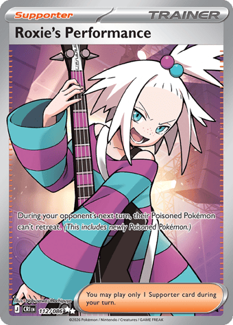 Roxie's Performance Chaos Rising Pokemon Card