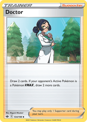 Doctor Chilling Reign Pokemon Card