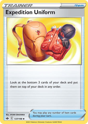 Expedition Uniform Chilling Reign Pokemon Card