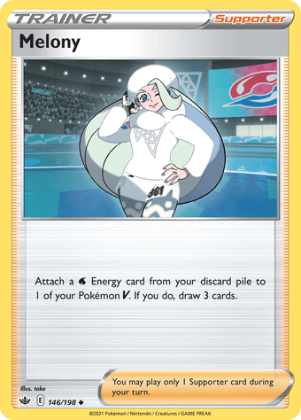 Melony Chilling Reign Pokemon Card