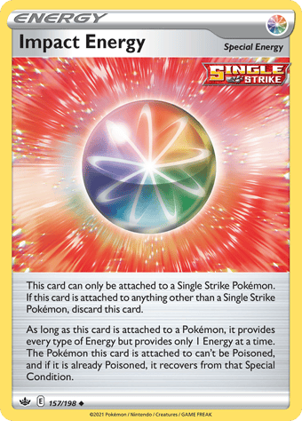 Impact Energy Chilling Reign Pokemon Card