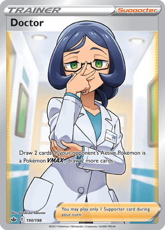 Doctor Chilling Reign Pokemon Card