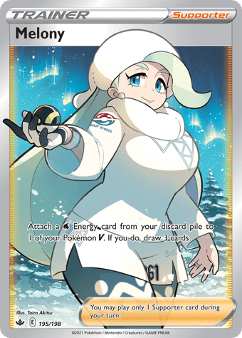 Melony Chilling Reign Pokemon Card