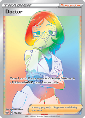 Doctor Chilling Reign Pokemon Card