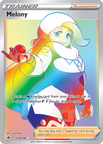 Melony Chilling Reign Pokemon Card