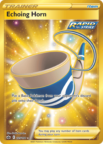 Echoing Horn Chilling Reign Pokemon Card
