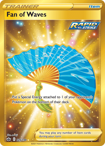 Fan of Waves Chilling Reign Pokemon Card