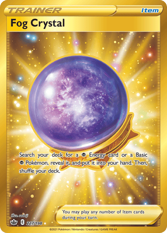 Fog Crystal Chilling Reign Pokemon Card