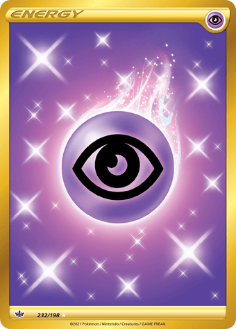Psychic Energy Chilling Reign Pokemon Card