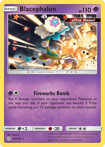 Blacephalon Cosmic Eclipse Pokemon Card
