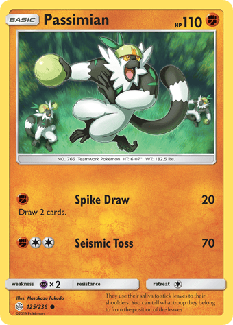 Passimian Cosmic Eclipse Pokemon Card