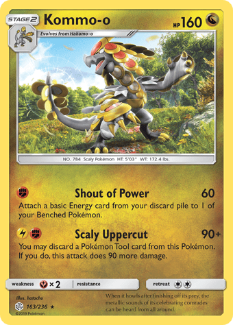 Kommo-o Cosmic Eclipse Pokemon Card