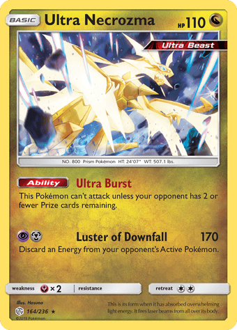 Ultra Necrozma Cosmic Eclipse Pokemon Card