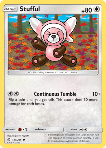 Stufful Cosmic Eclipse Pokemon Card