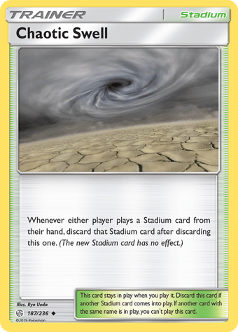 Chaotic Swell Cosmic Eclipse Pokemon Card