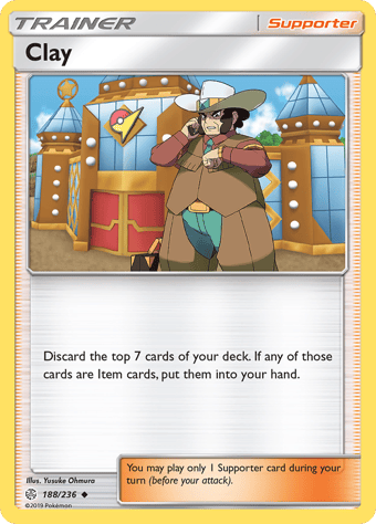 Clay Cosmic Eclipse Pokemon Card