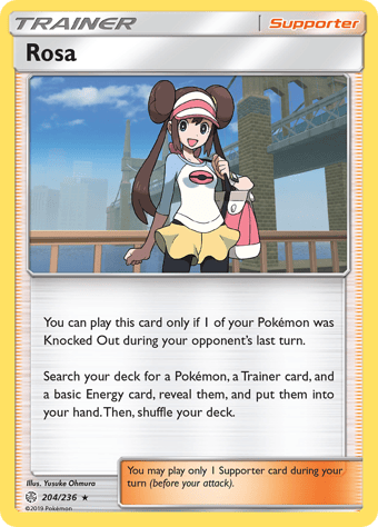 Rosa Cosmic Eclipse Pokemon Card