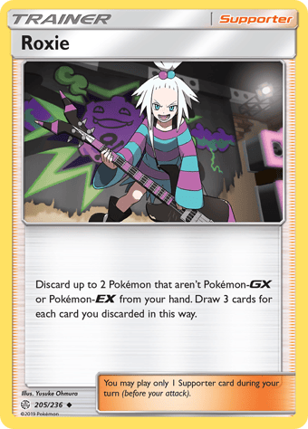 Roxie Cosmic Eclipse Pokemon Card