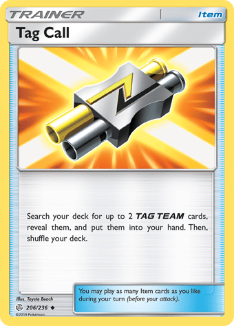 Tag Call Cosmic Eclipse Pokemon Card