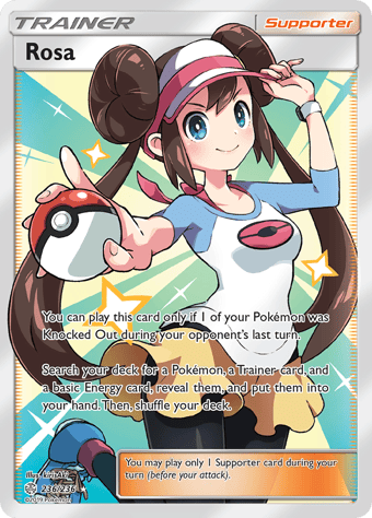 Rosa Cosmic Eclipse Pokemon Card