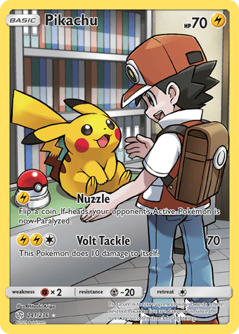 Pikachu Cosmic Eclipse Pokemon Card