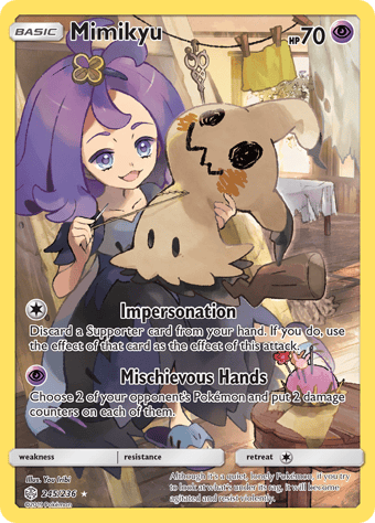 Mimikyu Cosmic Eclipse Pokemon Card