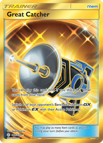 Great Catcher Cosmic Eclipse Pokemon Card