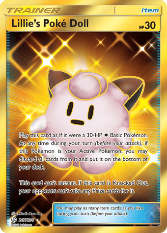 Lillie's Poke Doll Cosmic Eclipse Pokemon Card