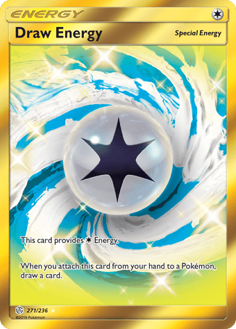 Draw Energy Cosmic Eclipse Pokemon Card