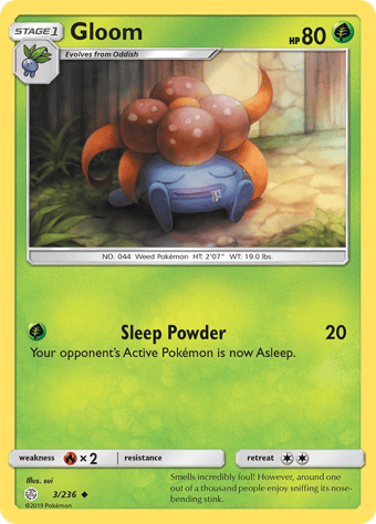 Gloom Cosmic Eclipse Pokemon Card