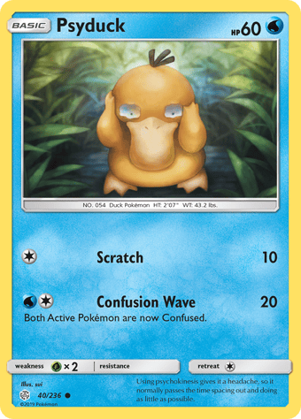 Psyduck Cosmic Eclipse Pokemon Card