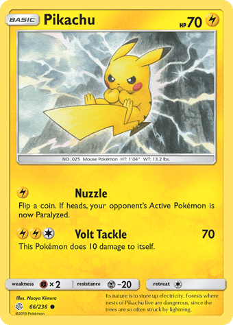 Pikachu Cosmic Eclipse Pokemon Card