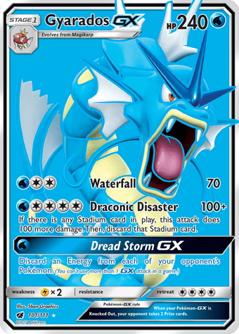 Gyarados-GX Crimson Invasion Pokemon Card