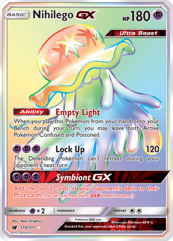 Nihilego-GX Crimson Invasion Pokemon Card