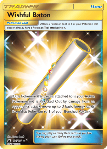Wishful Baton Crimson Invasion Pokemon Card