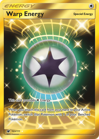 Warp Energy Crimson Invasion Pokemon Card