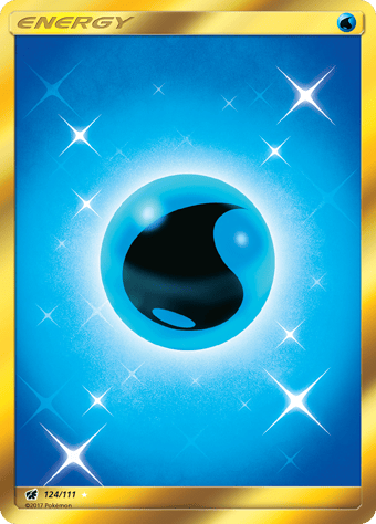 Water Energy Crimson Invasion Pokemon Card