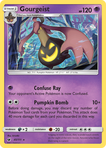 Gourgeist Crimson Invasion Pokemon Card