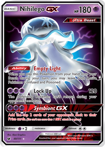Nihilego-GX Crimson Invasion Pokemon Card