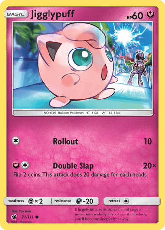 Jigglypuff Crimson Invasion Pokemon Card