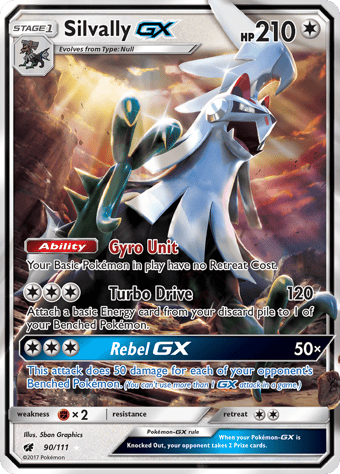 Silvally-GX Crimson Invasion Pokemon Card