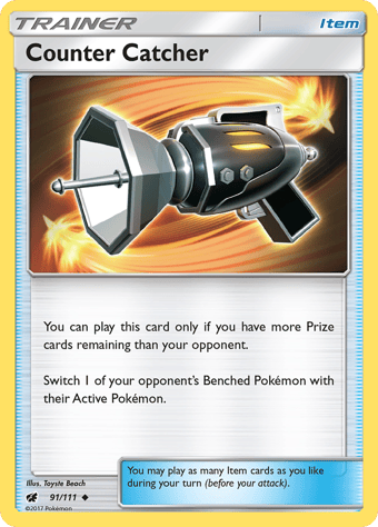 Counter Catcher Crimson Invasion Pokemon Card