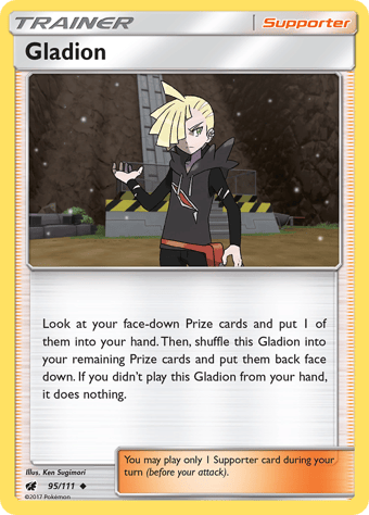 Gladion Crimson Invasion Pokemon Card